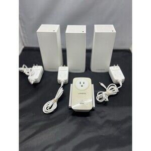 Linksys MX55EC Velop Atlas WiFi 6 Pro Mesh Router System Lot Of 3 + Extender